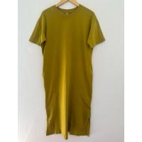 ราคา ชุดเดรสเสื้อยืดสีเหลืองมะนาว Uniqlo (28991813147)