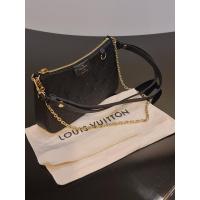 ราคา Used twice! กระเป๋า Louis Vuitton แท้ 100% รุ่น Easy Pouch on strap หนังคาวไฮด์ monogram สีดำ (25304633120)