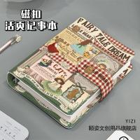 ราคา คู่มือแนะนํา a6 Original Niche Retro หนังสือพิมพ์ pu หนังภาพวาดหน้าด้านในนักเรียน Digest Copy Notebook Loose-leaf Book 26520 (55110839124)
