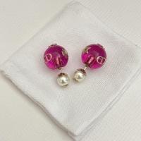 ราคา NEW DIOR EARRING PINK AND PEARL (27737125012)
