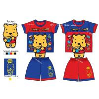 ราคา ชุดลิขสิทธ์แท้ 100% ลายหมี PooH **สินค้าพร้อมส่ง** ชุดเด็ก (1492899182)