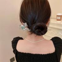 ราคา พร้อมส่ง ปิ่นปักผมจีน ปิ่นมังกรประดับหยกเขียว ปิ่นเงิน (16188680060)