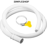 ราคา SIMPLESHOP ท่อระบายน้ําเครื่องปรับอากาศ ซักผ้าพลาสติกสีขาว|หลอด ท่อต่อ 1-5ม หนา (28444235897)