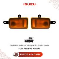 ราคา หมอกโคมไฟหมอกโคมไฟ TURN SIGNAL BUMPER + หลอดไฟ GIGA ขนาดใหญ่ TRONTON เดิมซ้ายขวา ISUZU GIGA FVM FTR FVR GIGA 190PS 210PS 285PS (55603769329)