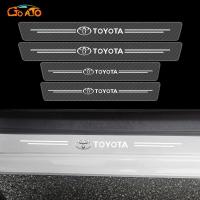 ราคา Gtioato 4 ชิ้นโปร่งใสรถประตูคาร์บอนไฟเบอร์รถสติกเกอร์ประตูรถสําหรับ Toyota Vios Avanza Yaris Fortuner Corolla Cross Altis CHR Yaris ATIV Camry Innova (11870327772)