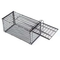 ราคา กรงดักหนู แบบติดเหยื่อล่อ นำกลับมาใช้ใหม่ได้ รุ่นพับได้ ขนาด 11x24x11 (3659295860)