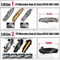 ราคา 2 ชิ้นไฟเลี้ยวสําหรับ Mercedes-Benz SL W230 SL280 SL300 SL350 SL500 SL550 SL600 SL55 SL63 SL65 Amber ฝาครอบกระจก Len (27294546622)