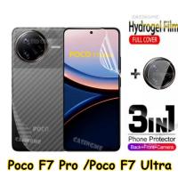 ราคา สําหรับ Poco F7 Pro F7 Ultra 5G 2025 Full Cover Hydrogel ฟิล์มสําหรับ Poco F7 Pro 5G Poco F7 Ultra 5G Poco F7Pro F7Ultra กล้องป้องกันฟิล์มหน้าจอป้องกันด้านหน้ากลับไม่กระจกนิรภัย (28731022982)
