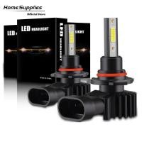 ราคา 2 ชิ้น led ไฟหน้า h7 H11 H1 H4 H8 H9 HB4 9006 HB3 9005 12-24V COB สําหรับรถยนต์ (55359417104)