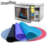 ราคา PENJING ไมโครเวฟ Mat Soft Round Pastry Tray Table Mate (46258680699)