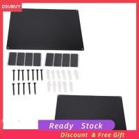 ราคา Dsubuy Dsubuy WODHMIEY กระดานไวท์บอร์ดโลหะติดผนังกระดานข่าว 2 แพ็คไม่ใช่แม่เหล็กสำหรับบันทึกเตือนคีย์พร้อมเทปกาวและสกรูห้องครัวตู้เย็นสำนักงาน (สีดำ) (44610678808)