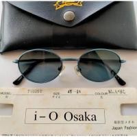 ราคา John Lennon แว่นกันแดดวินเทจ/แว่นกลมวงรีวินเทจ 70sBrand: i-O OSAKA ต้นฉบับผลิตในญี่ปุ่น ขนาด : 46-18 กรอบไทเทเนียมเคลือบ optyl (44155728561)