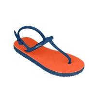 ราคา รองเท้าแตะลําลอง / Fipper Strappy Orange Blue Snorkel Sandals (27915229640)