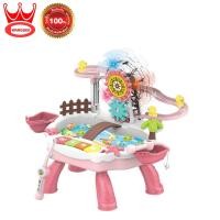 ราคา Wangdek Happy Fishing Multi-Purpose Game วังเด็ก ชุดโต๊ะเกมตกปลาเสียงดนตรี 88307A/427631 (25014632147)
