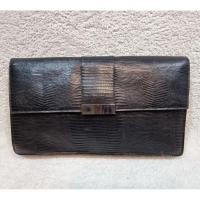 ราคา กระเป๋าหนังแท้วินเทจ ทรงคลัชผู้ชาย 13×2.5×7.5นิ้ว หนังตะกวด (27255199198)