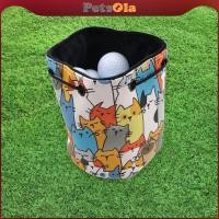 ราคา [PETSOLA] Graffiti Cat กระเป๋าใส่ลูกกอล์ฟ ของขวัญแฟชั่นสำหรับคนเล่นกอล์ฟ (44127745057)