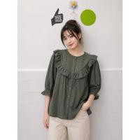 ราคา เสื้อสุภาพสตรีใส่หน้าร้อน F&F ไซส์ L สีเขียวขี้ม้า 100% ❗(สั่งป้ายวงกลมต่างสี รบกวนสั่งคนละออเดอร์) (56307520708)
