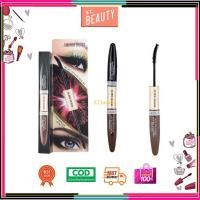 ราคา Sivanna มาสคาร่า 2in1 ปัดขนตา+คิ้ว สูตรกันน้ำ Super Model Double Extension Mascara (HF901) (19212397304)