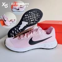 ราคา NIKE ของแท้ 100% Revolution 6 NN สีชมพู (52352203684)