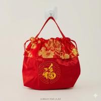 ราคา ถุงส้มใบใหญ่ อวยพร ถุงใส่ส้ม 8 ลูก เทศกาลตรุษจีน 橘色包 สีมงคล (53609603474)