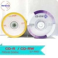 ราคา CD-R / CD-RW 80min / 700MB 50แผ่น GT-PRO (29852618766)
