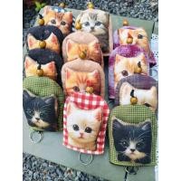 ราคา ที่เก็บกุญแจแบบผ้าลายน้องแมว (52007614905)