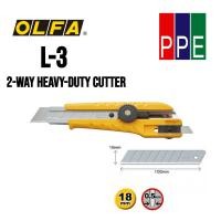 ราคา L-3 [OLFA] มีดคัตเตอร์สองทาง 18mm. 2-Way Heavy duty cutter (18885173037)