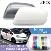 ราคา สําหรับ Honda Fit Jazz GE6 GE8 2009 2010 2011 2012 2013 คู่กระจกมองหลังฝาครอบ Shell กระจกมองข้าง Auto Accessoriesauto ชิ้นส่วนตกแต่งรถ (24748053978)