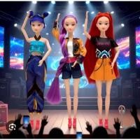 ราคา No.d88‍♀️ตุ๊กตา Kpop 3 ตัวกล่องงอแขนงอขาได้ผมหนา (54009973041)