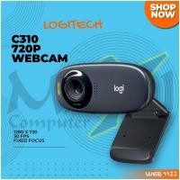 ราคา Logitech C310 HD 720P 30FPS การแก้ไขแสงอัตโนมัติโฟกัสคงที่เว็บแคมกล้องเว็บพร้อมไมโครโฟน (29782050600)