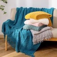 ราคา ผ้าห่มโซฟา ห้องนั่งเล่น ผ้าห่มเครื่องปรับอากาศ ผ้าห่มถัก เสื้อคลุมสำนักงาน ผ้าคลุมไหล่ ผ้าห่มโซฟา ผ้าห่มโยน (27303322892)