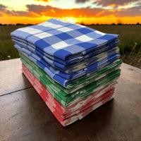 ราคา ผ้าขาวม้า ผ้าฝ้ายขนาด 90 x 200 ซม.เนื้อดีสีไม่ตก (4856322679)