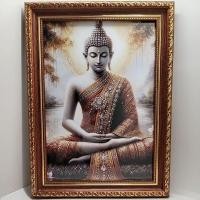 ราคา ภาพพระพุทธเจ้าพร้อมกรอบ สำหรับสักการะบูชา,ประดับตกแต่งบ้าน,ภาพมงคลสำหรับของขวัญของฝาก (24442869619)
