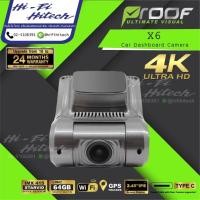 ราคา [ติดตั้งฟรีที่ศูนย์]Proof X6 / X6 Dual กล้องบันทึกติดรถยนต์4K WIFI GPS หน้าจอ2.45" e.MMC 64 GB ไม่ต้องใส่เมม (2322014167)
