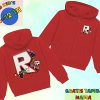 ราคา Unisex Kids Zipp Hoodie Roblox Logo full Zip (46960071246)