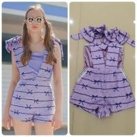 ราคา จั้มสูทจั้มสูทขาสั้น งานป้าย D’one size M (6577821075)