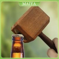 ราคา MAIYA Thors Hammer ที่เปิดขวดเบียร์เครื่องดื่มที่เปิดขวด Creative Household Desktop Decorative Magnetic Suspension Hammer Gift (52509614683)