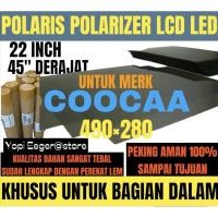 ราคา POLARIS POLARITIZER LCD LED COOCAA 22 นิ้ว 45" GREE ฟิล์มพลาสติกเคลือบพิเศษสําหรับ INSIDE (46009345004)