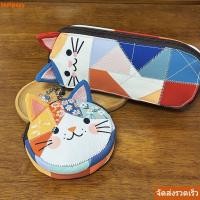 ราคา จัดส่งที่รวดเร็ว กระเป๋าแต่งหน้าTEMPOZY, กระเป๋าใส่เหรียญ Cat Patchwork, ซิปคุณภาพสูงออกแบบกระเป๋าเดินทาง Home Travel (41230779033)