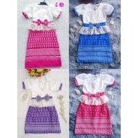 ราคา ชุดเด็ก ชุดเด็กผู้หญิง ชุดไทยเด็ก 2-10 ขวบ ละมุน ✅พร้อมส่งในไทย Nid (15457355876)