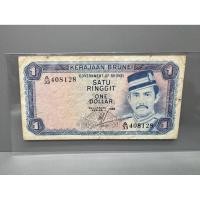 ราคา ธนบัตรรุ่นเก่าของประเทศบรูไน ชนิด1Dollar ปี1986 (22131590064)