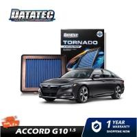 ราคา กรองอากาศ DATATEC TORNADO AIR FILTER กรองผ้า รุ่น HONDA Accord G10 1.5 TURBO 2.0 Hybrid TECH กรองล้างได้ เพิ่ม แรงม้า (25772110174)