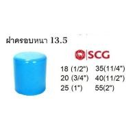 ราคา ฝาครอบ PVC แบบหนา 1/2" 3/4" 1" 11/4" 11/2" 2" ตราSCG ตราช้าง (4919994348)