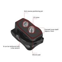 ราคา QUU Cold Shoe Mount Adapter สําหรับกล้อง DSLR Cage Rig วิดีโอแฟลช Light Miccrophone (48658347065)