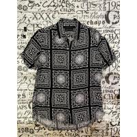 ราคา CPS CHAPS GRAPHIC BLACK HANDKERCHIEF PRINT HAWAII SHIRT SIZE M สภาพใหม่ของแท้ 100% เสื้อเชิ้ตฮาวายผู้ชาย พี่ตูน Bodyslam (41558590828)