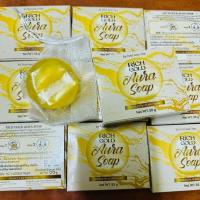 ราคา 1 กล่อง สบู่ ริช โกลด์ รุ่นใหม่ 55 กรัม rich gold honey face skin care soap original (26424411448)