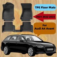 ราคา For Audi A4 Avant 2021 2022 2023 3D TPE Floor Mats Trunk Mat Cargo Liner Trunk Mat Liner Waterproof (45357141741)