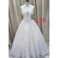 ราคา ชุดแต่งงาน/ Dinner Dress มือสอง 80% เหมือนใหม่ (L16) S~L/NewNewNew สําหรับขาย 8成新礼 (46159688362)