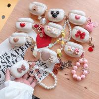 ราคา เคสการ์ตูนสีเบจสําหรับ Huawei FreeBuds SE4 ANC หูฟังไร้สายบลูทูธสําหรับ FreeBuds SE4 ฝาครอบป้องกันพร้อมจี้ (52304589576)