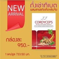 ราคา ถั่งเช่าJJ CORDYCEPS ผสมสารสกัดเห็ดหลินจือ ตังกุย ใบแปะก๊วย โสม/แคปซูลขนาด733.50 มก.กำลังดี/1กล่องมี30แคปซูล (6448646016)